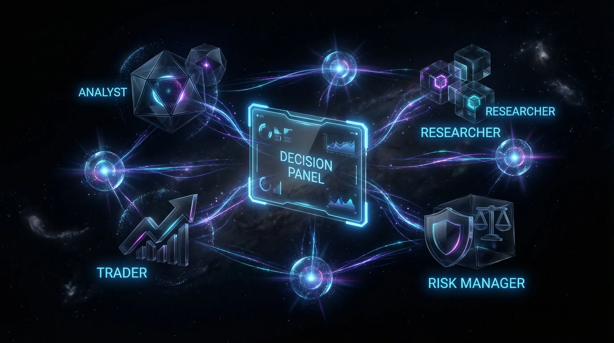 TradingAgents中文版多智能体AI金融交易系统架构图 - 7个专业智能体协作分析A股港股美股